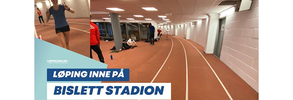 Innendørs løpetrening på Bislett
